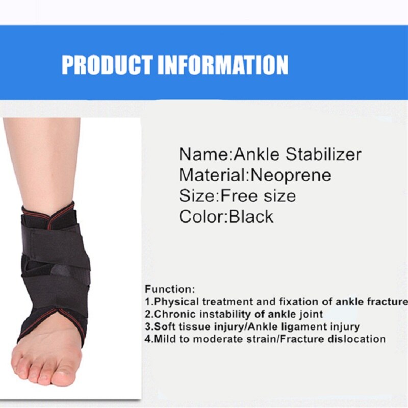 1 PC Ankle Strap Sports Compression Ankle Brace Support Foot Stabilizer Bandage Sleeve Running Basketball Ankle Socks Protector