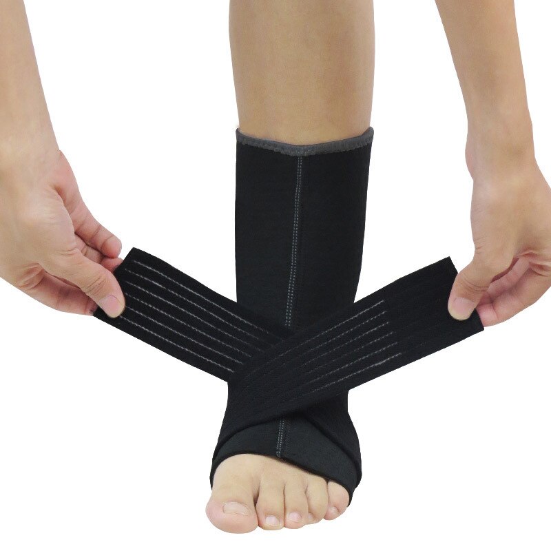 1 PC Pressurized Bandage Ankle Sleeve Nylon Strap Ankle Support Brace for Sports Protection Sprains Injury Basketball Heel Wrap