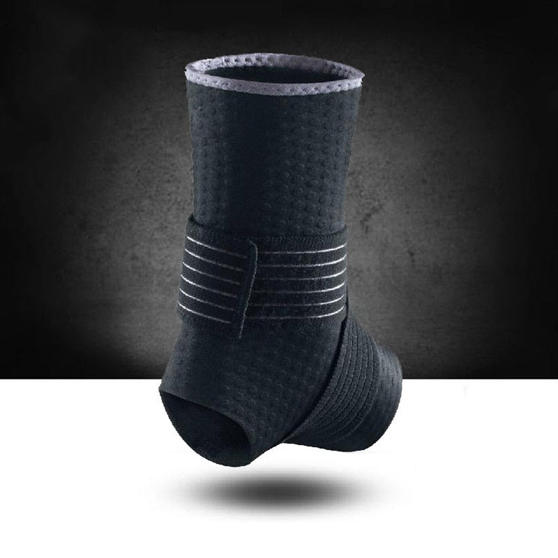 1 PC Pressurized Bandage Ankle Sleeve Nylon Strap Ankle Support Brace for Sports Protection Sprains Injury Basketball Heel Wrap