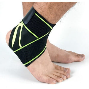 1 PCS Ankle Support Brace Compression Bandage Elastic Ankle Sleeve Foot Protector for Running Basketball Volleyball Wrap Guard