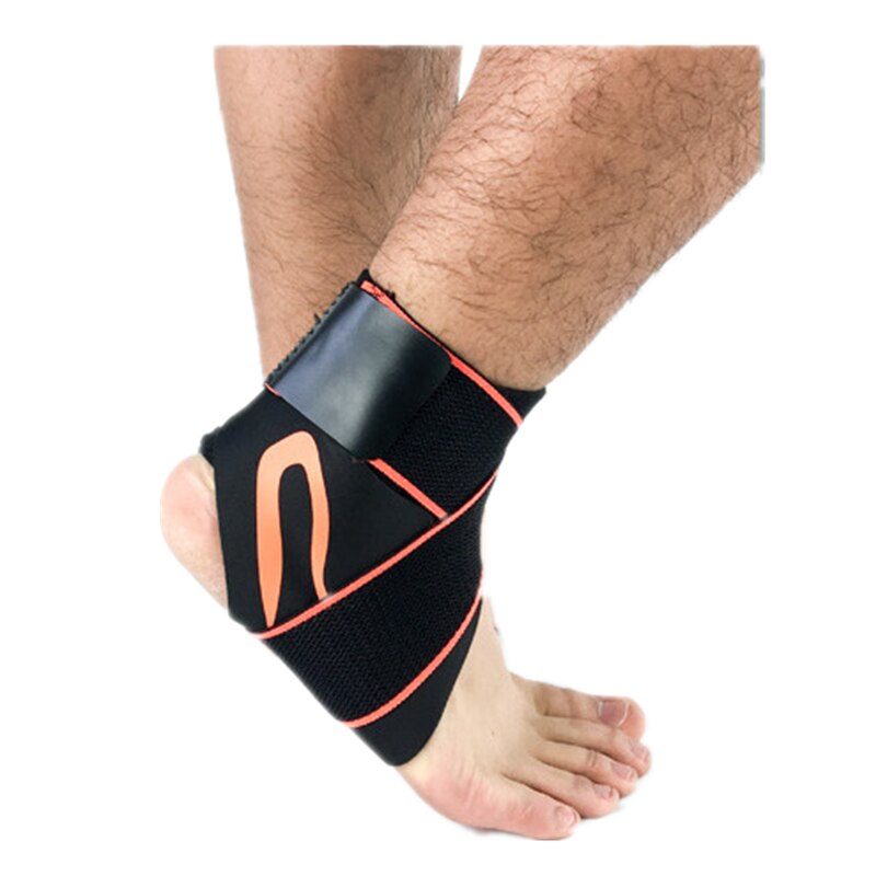 1 PCS Ankle Support Brace Compression Bandage Elastic Ankle Sleeve Foot Protector for Running Basketball Volleyball Wrap Guard