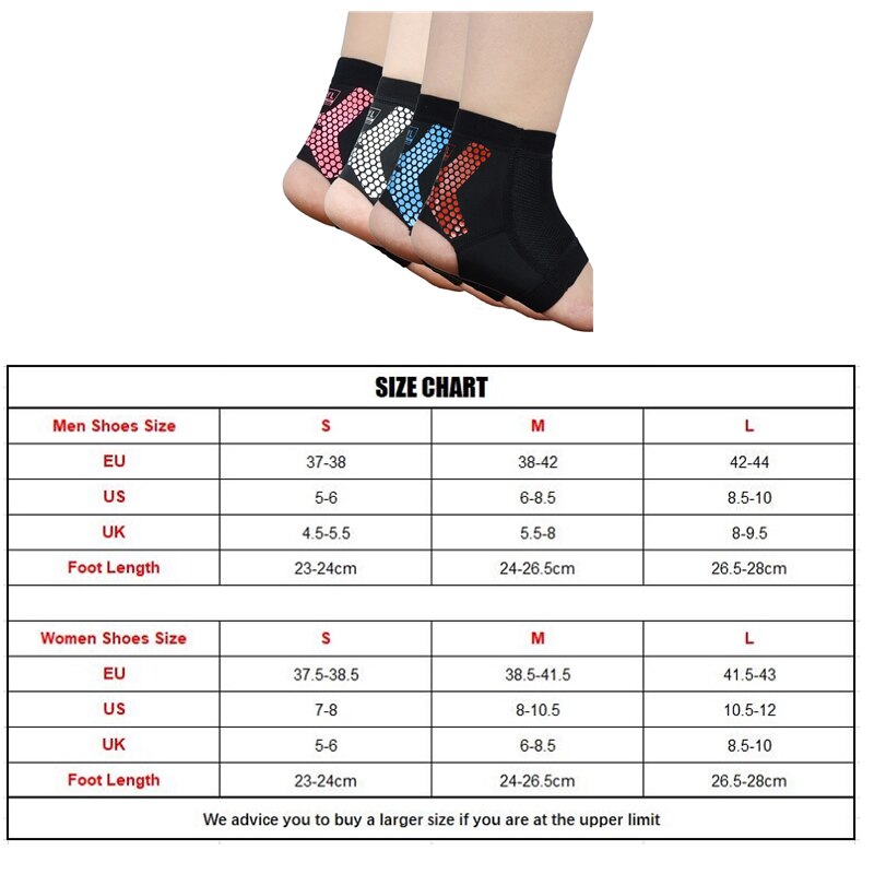 1 PCS Compression Ankle Protector Right Left Foot Arch Guard Ankle Support Brace Sleeve Football Basketball Running enkel brace