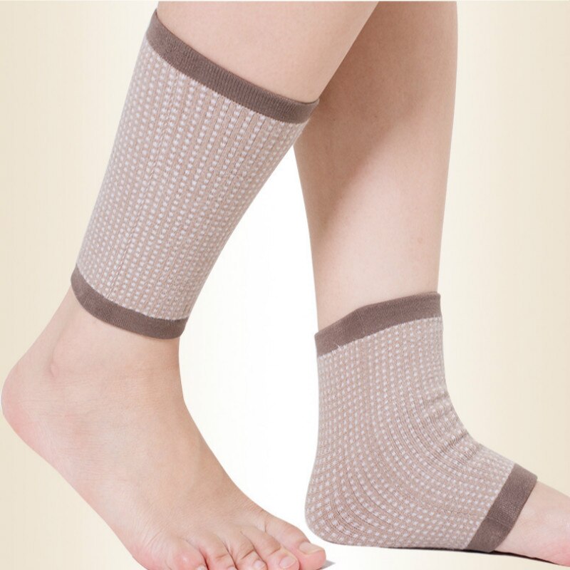 1 Pair Ankle Support Calf Compression Sleeves Ankle Sprain Protector Leg Socks Warmers Legwarmers Women Men Joint Pain Relief