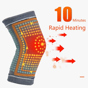 1 Pair Anti-cold Self Heating Kneepad Winter Outdoor Sport Knee Support Tourmaline Magnetic Knee Pads Brace Patella Warmer