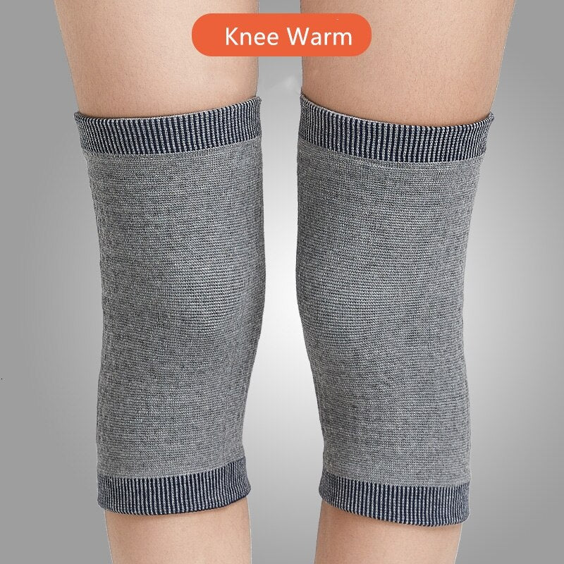 1 Pair Anti-cold Self Heating Kneepad Winter Outdoor Sport Knee Support Tourmaline Magnetic Knee Pads Brace Patella Warmer