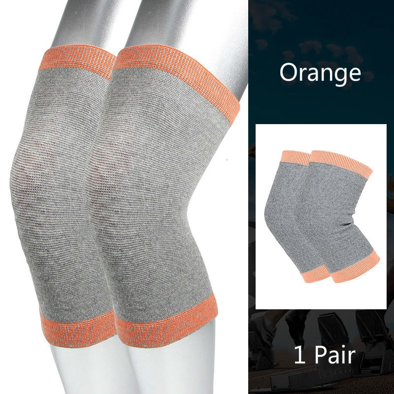 1 Pair Anti-cold Self Heating Kneepad Winter Outdoor Sport Knee Support Tourmaline Magnetic Knee Pads Brace Patella Warmer