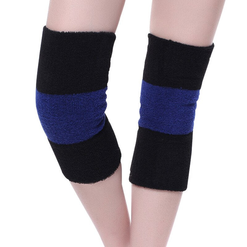 1 Pair Protective Knee Brace Support Sport Leg Warmer Compression Sleeve Elastic Soft Thermal Kneepad Dancing Arthritis Running
