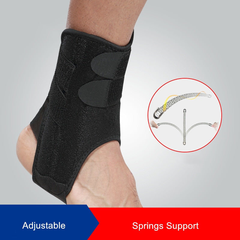 1 Pcs Foot Angel Sports Fixed Ankle Support Brace Foot Stabilizer with Springs Support for Basketball Sprain Protection Sleeve