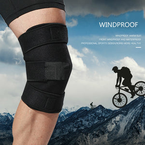 1 Piece Windproof Knee Pad Outdoor Cycling Riding Bike Bicycle Knee Protector Support Brace Kneepad Warmer Sport Guard dropship