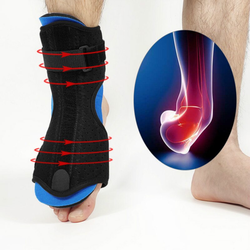 1PCS Adjustable Plantar Fasciitis Drop Orthotic Night Foot Brace Elastic Dorsal Splint Ankle Support Strap Heel Arch Foot Pain