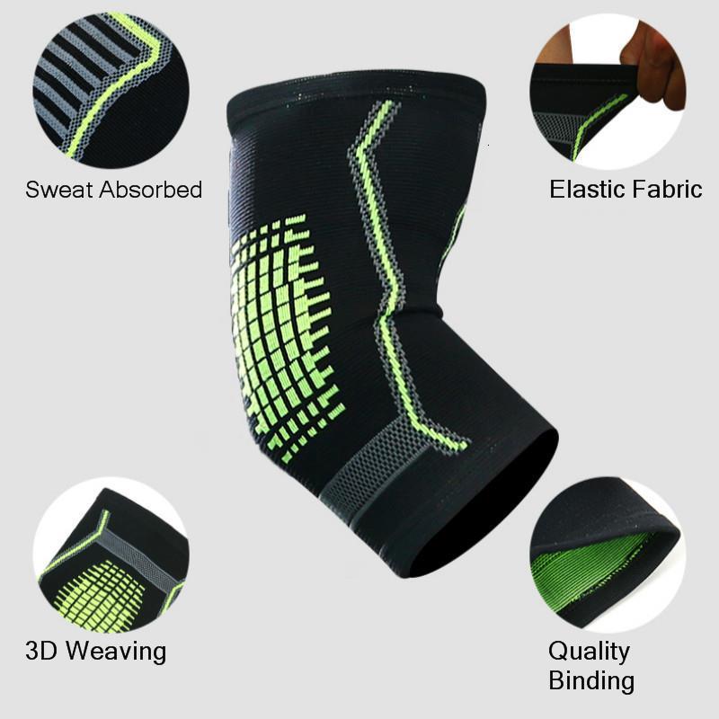 1Pair Fitness Running Cycling Knee Protector Brace Elastic Sport Compression Knee Pads Support Basketball Volleyball Sleeves