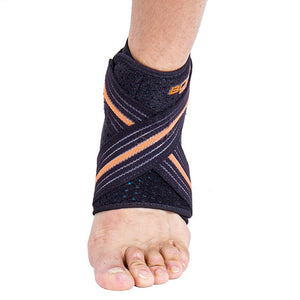 1pcs Pressurizable Bandage Football Basketball Ankle Guard Protection Anti Sprain Breathable Adjustable Ankle Support Brace Pad