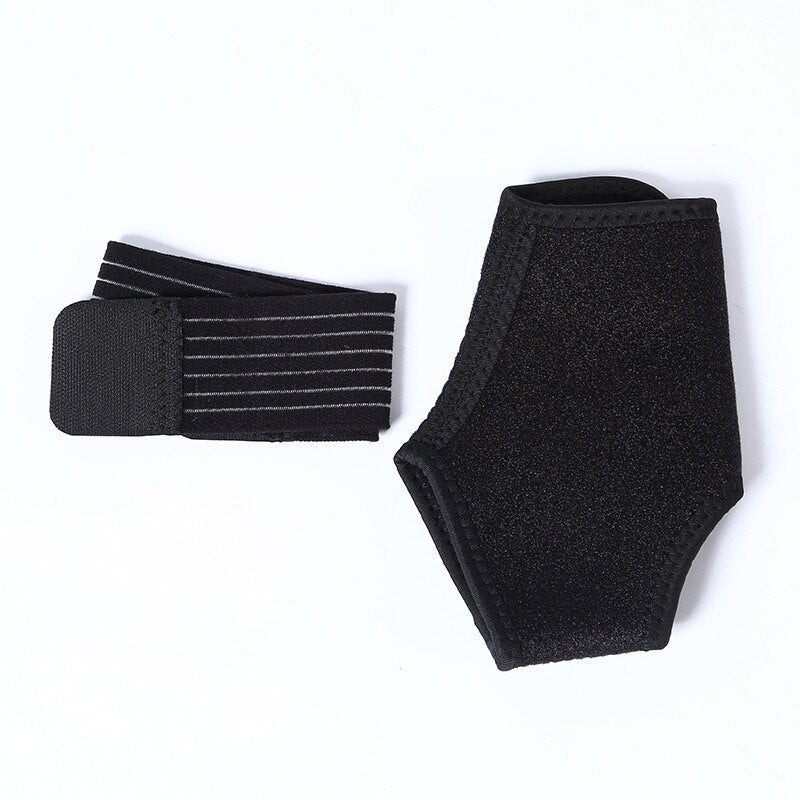 2 PCS Ankle Support Compression Ankle Brace Adjustable High Elastic Bandage Protector Foot Guard Wrap Foot Sports Soccer Safety