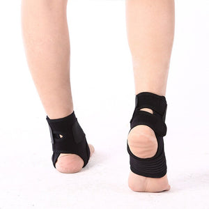 2 PCS Ankle Support Compression Ankle Brace Adjustable High Elastic Bandage Protector Foot Guard Wrap Foot Sports Soccer Safety