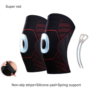 2PCS Knee Pads Compression Fitness Kneepad Running Basketball Knee Support Sports Brace Sleeve Volleyball Patella Protect Guard