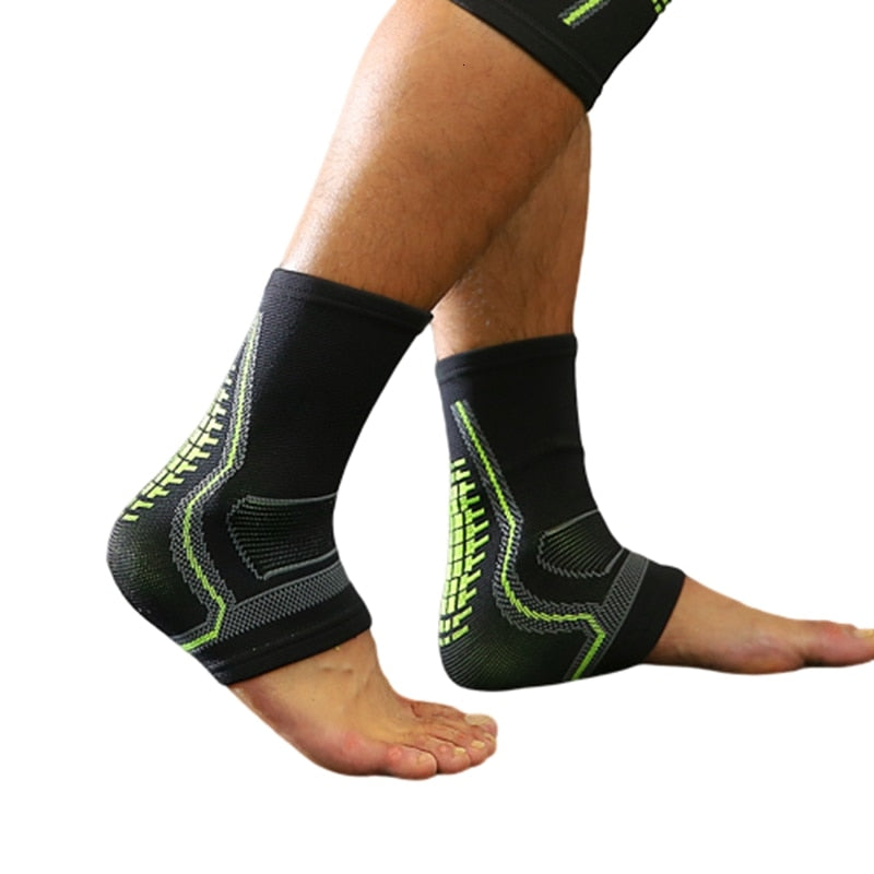 2Pcs Ankle Brace Protector Compression Ankle Support Nylon Elastic Anti Sprain Basketball Soccer Foot Enkel Guard Sport Goods
