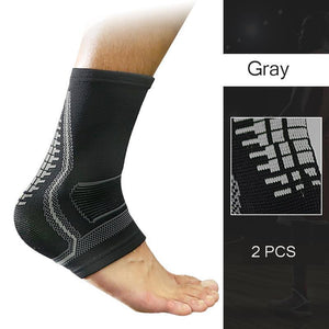 2Pcs Ankle Brace Protector Compression Ankle Support Nylon Elastic Anti Sprain Basketball Soccer Foot Enkel Guard Sport Goods