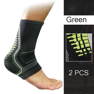 2Pcs Ankle Brace Protector Compression Ankle Support Nylon Elastic Anti Sprain Basketball Soccer Foot Enkel Guard Sport Goods