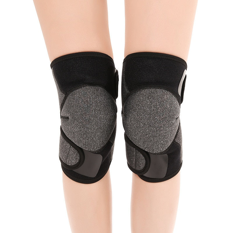 2pcs/set Tourmaline Self Heating Knee Pads Support Knee Brace Warmer Magnetic Therapy Kneepad for Arthritis Joint Pain Relief