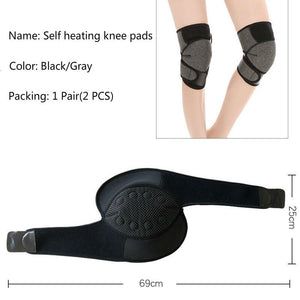 2pcs/set Tourmaline Self Heating Knee Pads Support Knee Brace Warmer Magnetic Therapy Kneepad for Arthritis Joint Pain Relief