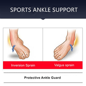 Ankle Protector Sport Ankle Support Brace Sprains Injury Wrap Foot Guard Elastic Achilles Tendon Splint Strap Enkel Brace Soccer
