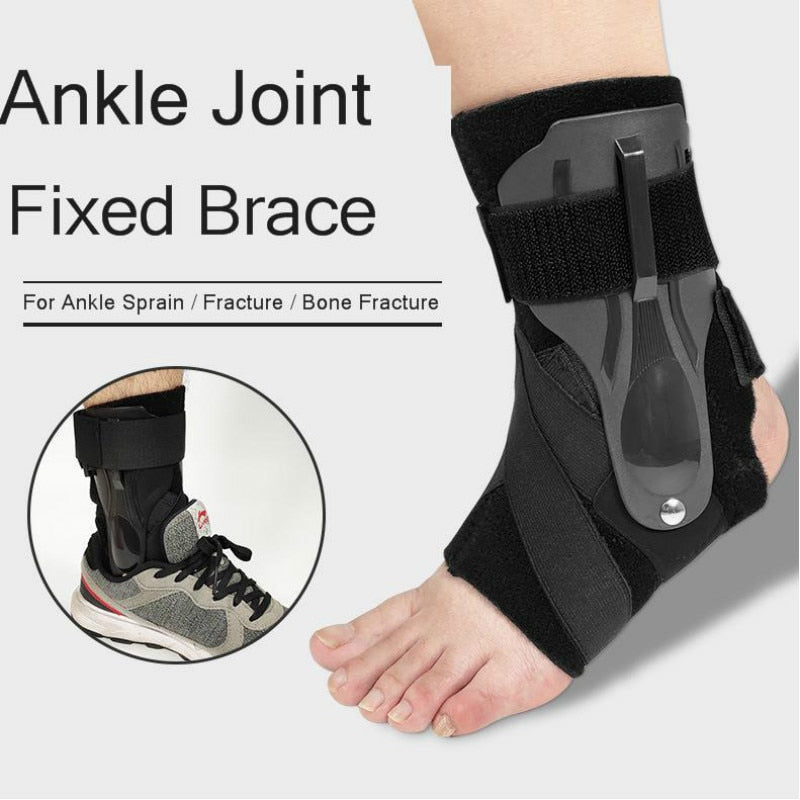 Ankle Support Brace Foot Splint Guard Sprain Orthosis Fractures Ankle Strap Wrap For First Aid Plantar Fasciitis Heel Pain 1Pcs